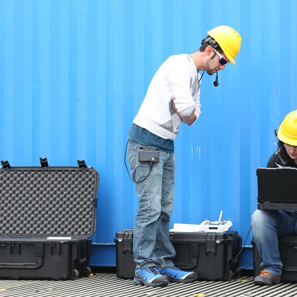 Exploring Front with Multiple Robots